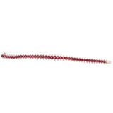 Centipede Vivid Red Ruby Bracelet