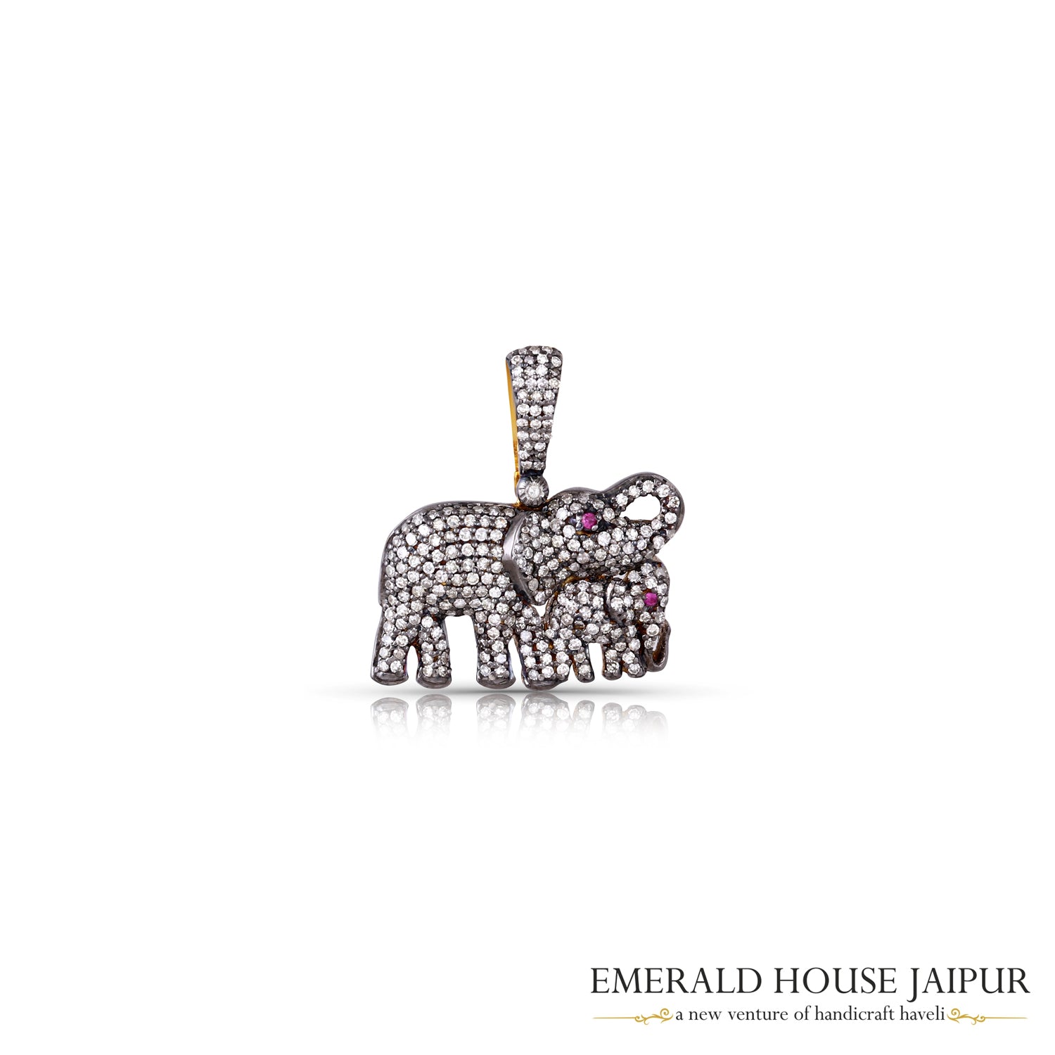 Diamond Brooch cum Pendant - Emerald House Jaipur