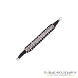 Evil Eye Design Diamonds Bracelet - Emerald House Jaipur