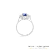 Eternal Sapphire Cluster Ring