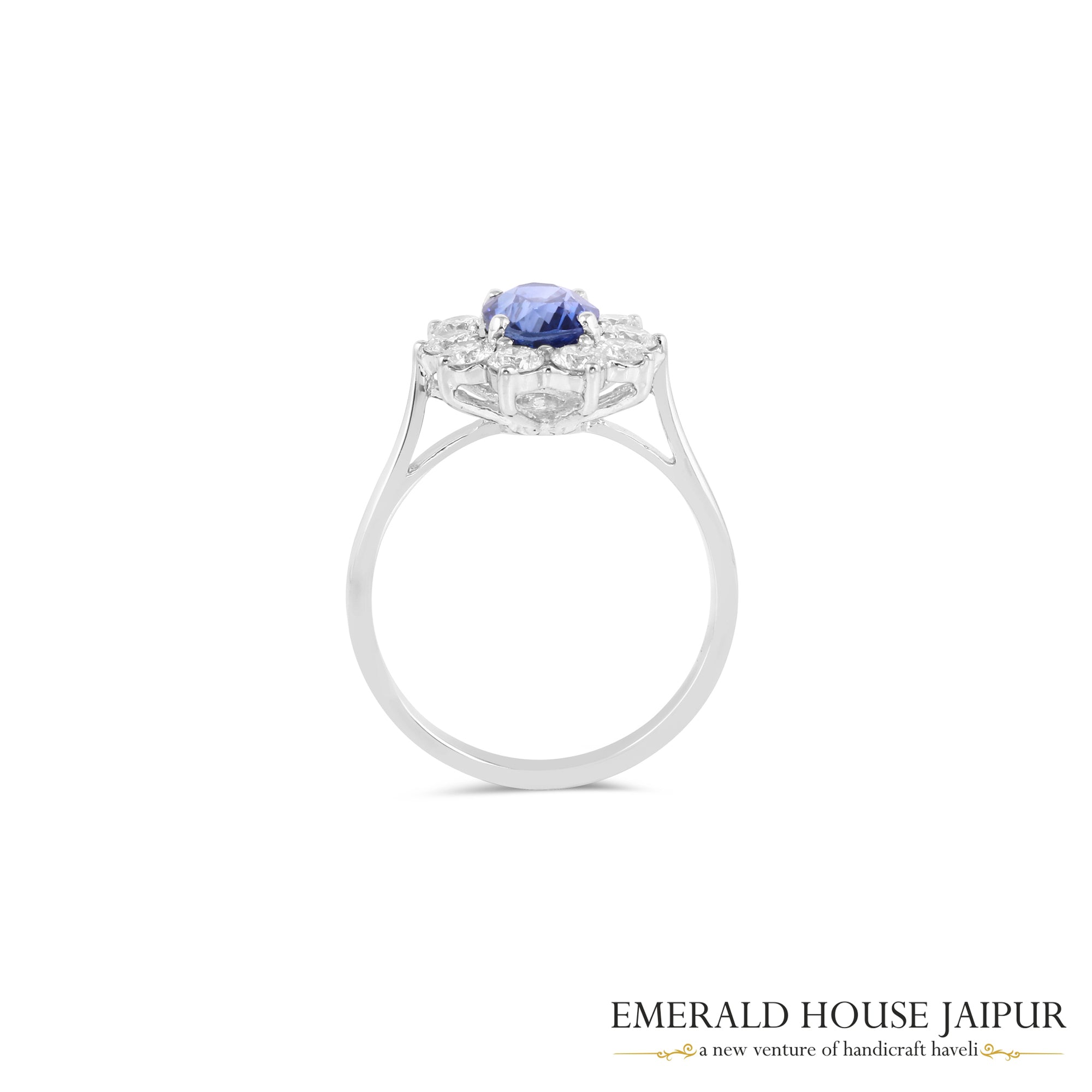 Eternal Sapphire Cluster Ring 