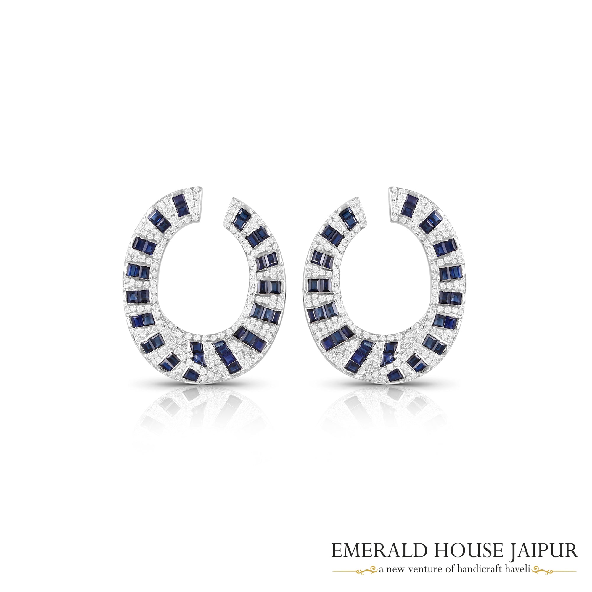 SE-23-Sapphire Earrings