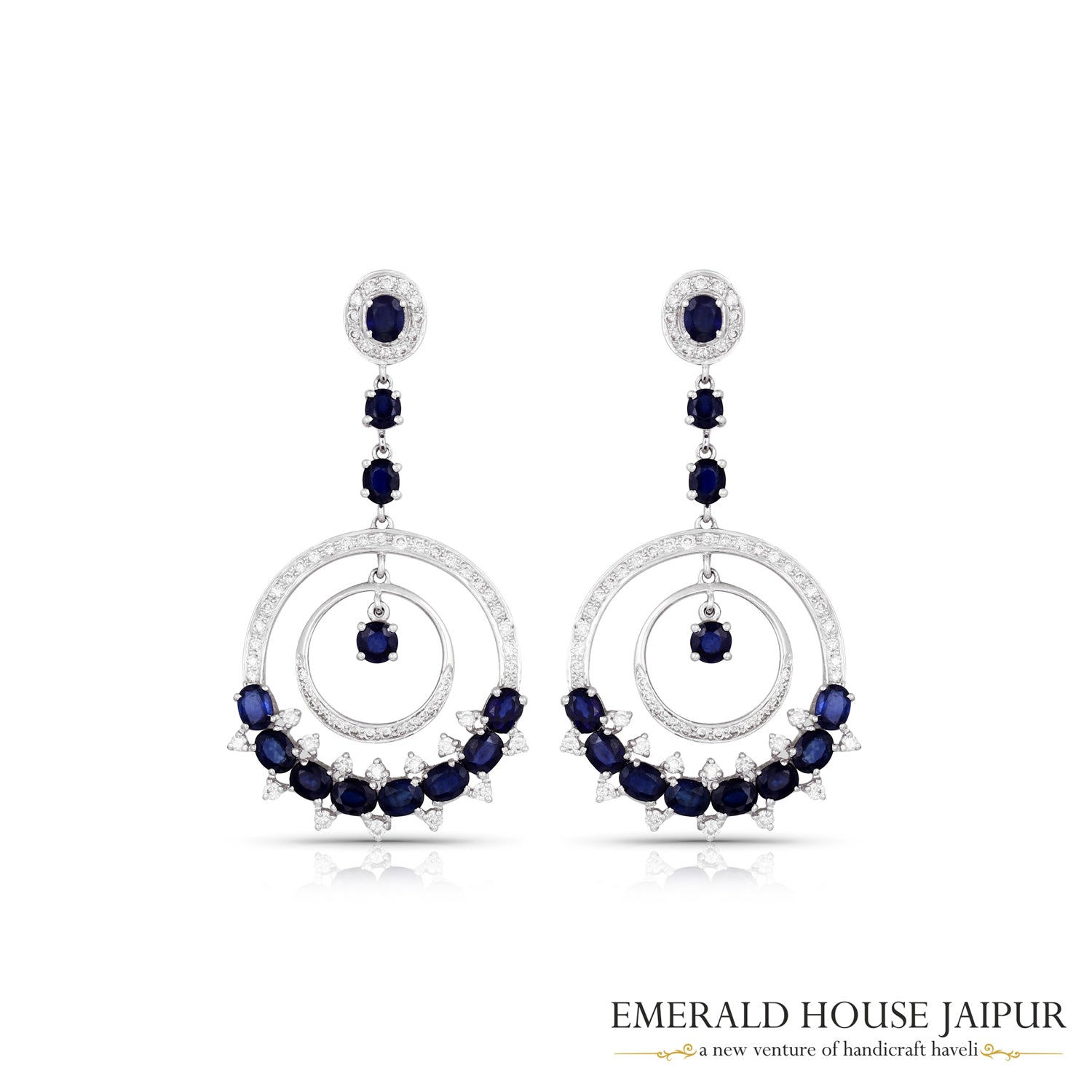 SE-24-Sapphire Earrings