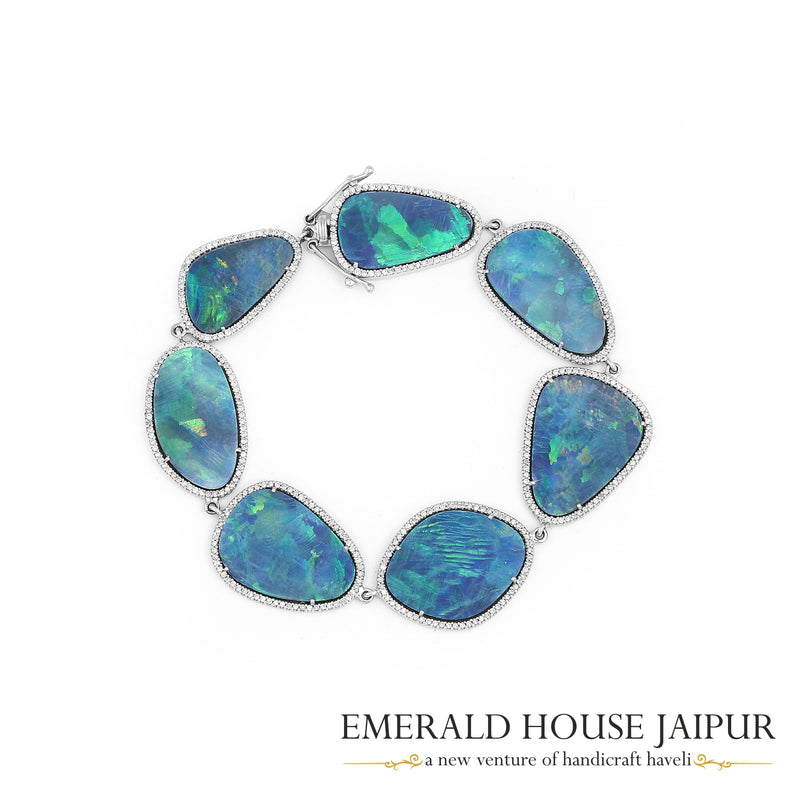 Australian Fiery Opal Bracelet 