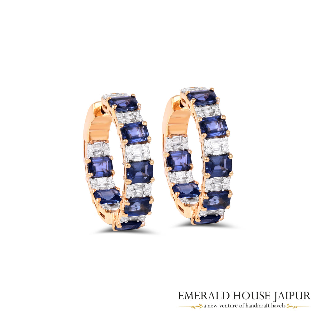 SE-17-Sapphire Earrings