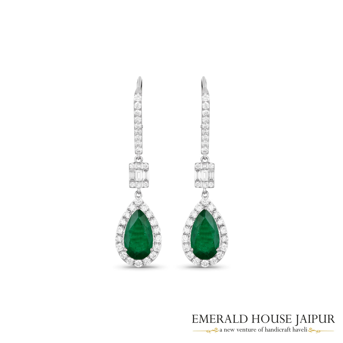 EE-25-Emerald Earrings