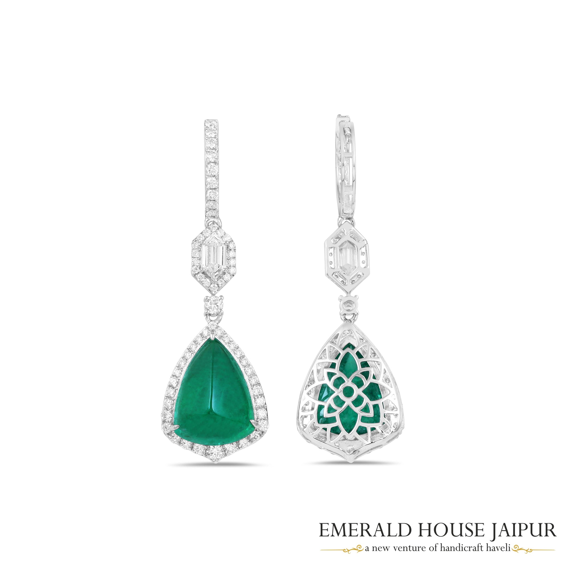 EE-16-Emerald Earrings