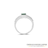 Radiant Emerald Solitaire Ring