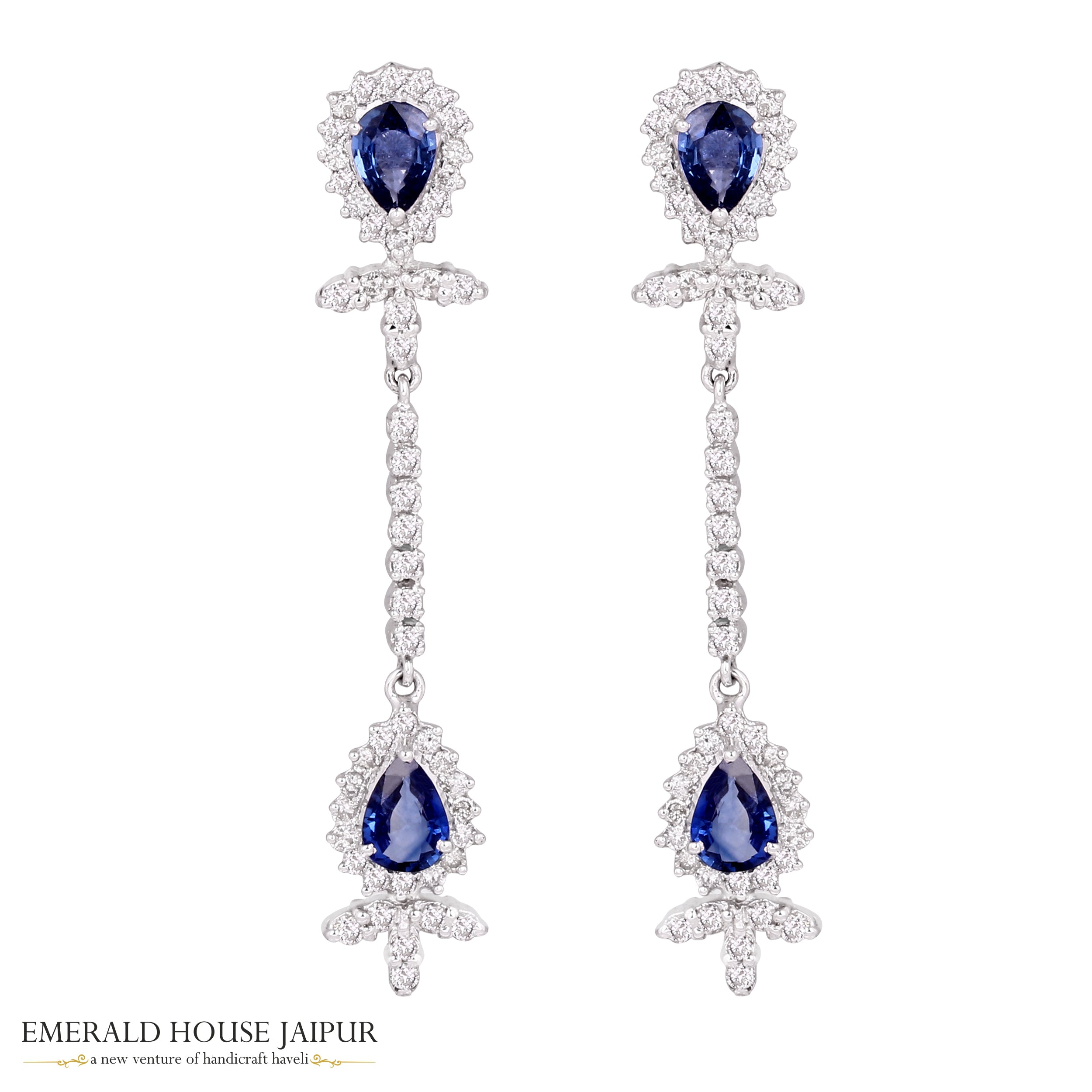 SE-25-Sapphire Earrings