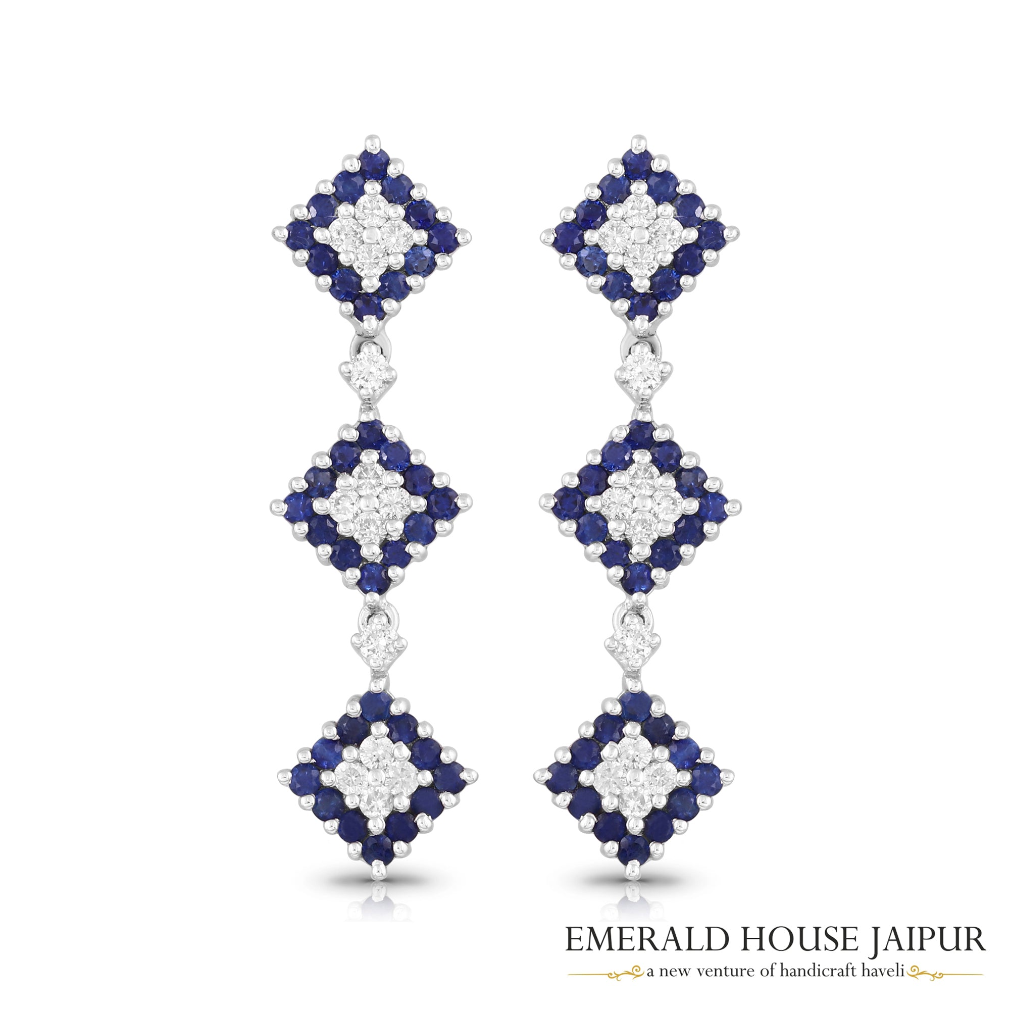 SE-38-Sapphire Earrings