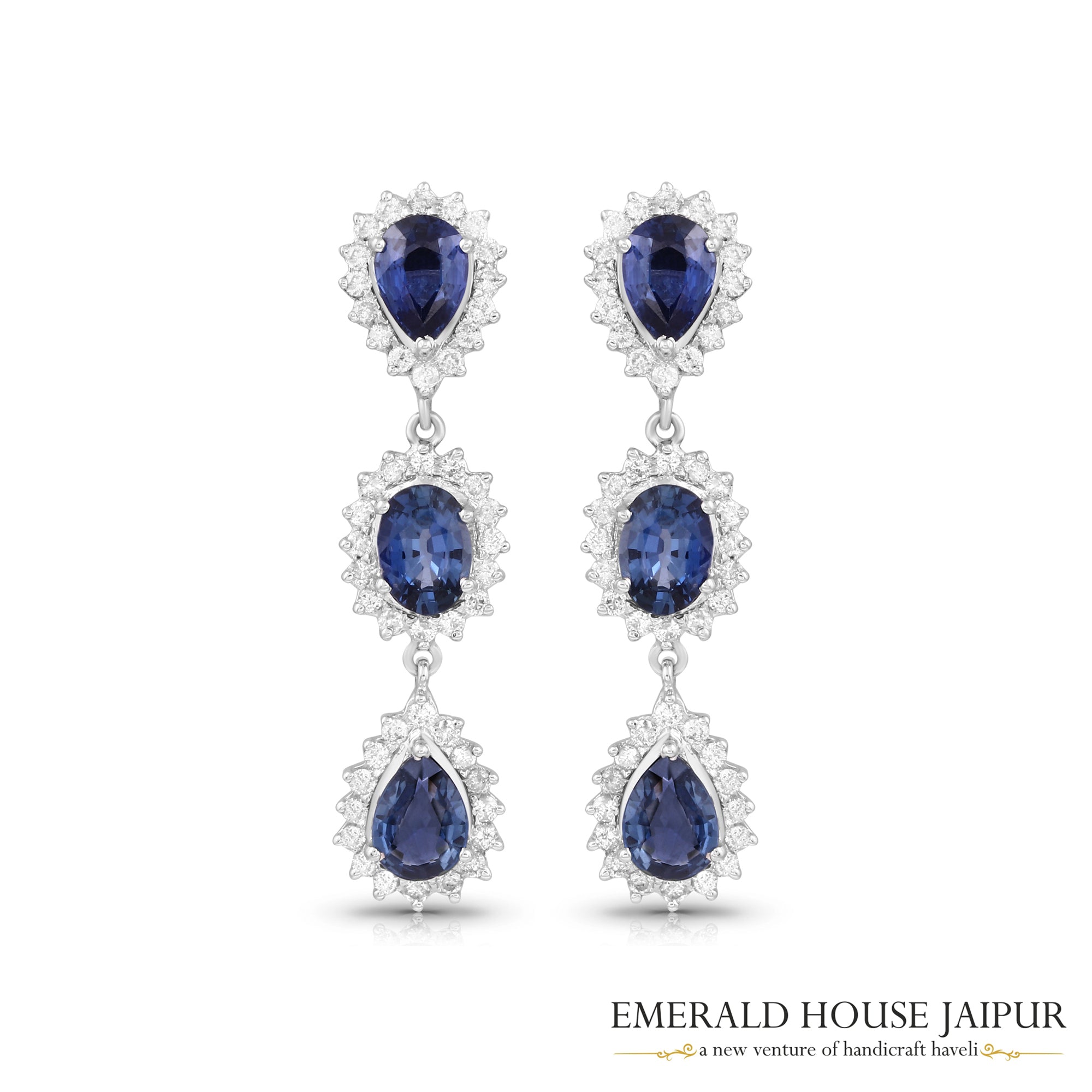 SE-36-Sapphire Earrings