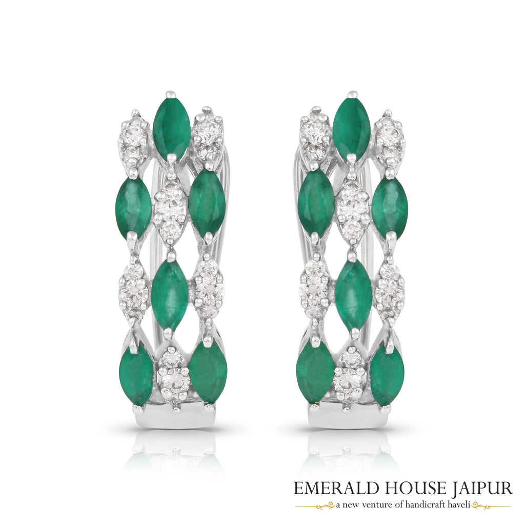 EE-36-Emerald Earrings
