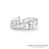 Twilight Blossom Diamond Ring