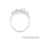 Twilight Blossom Diamond Ring