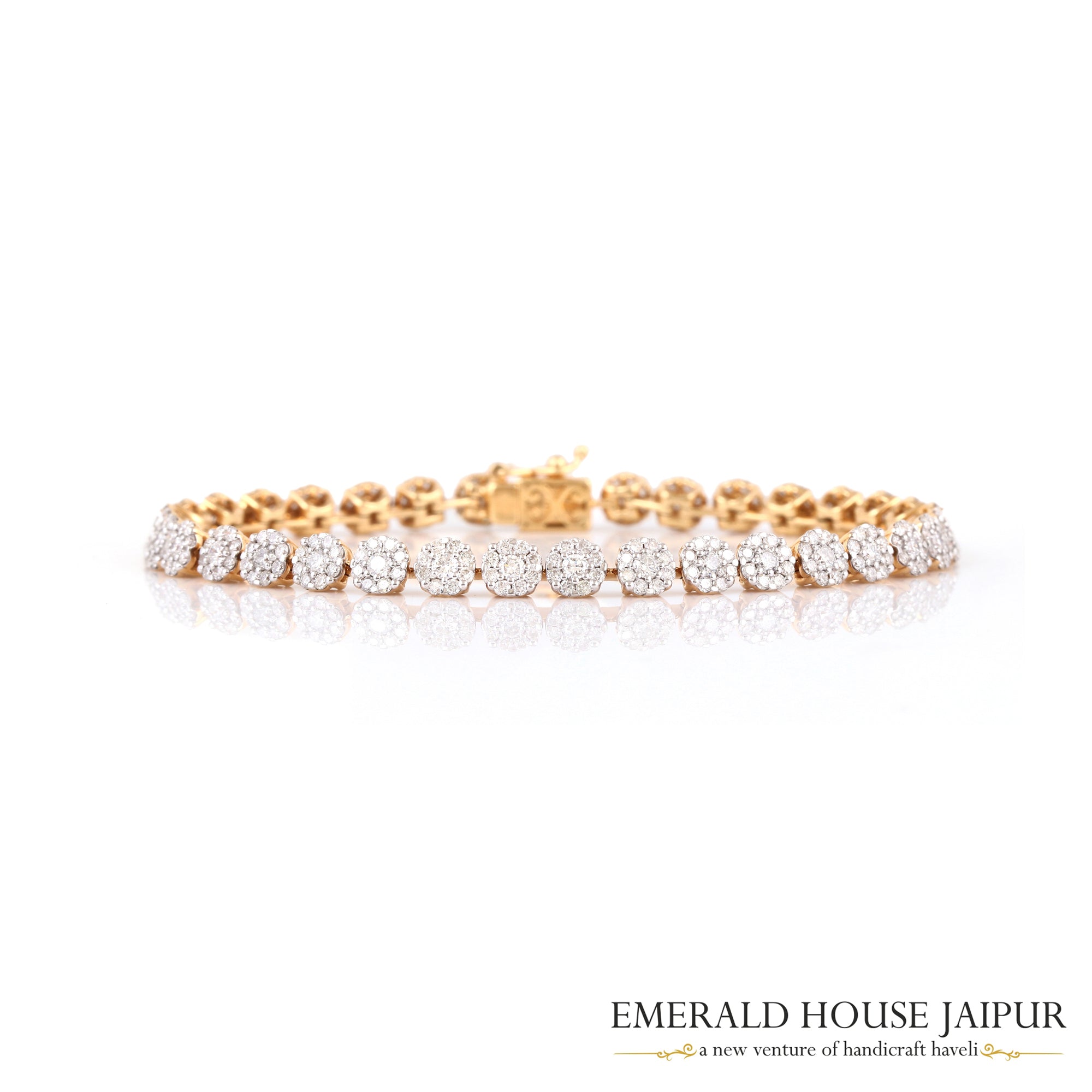 Golden Glow Diamond Bracelet 