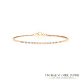 Diamond and Yellow Gold Everyday Bracelet