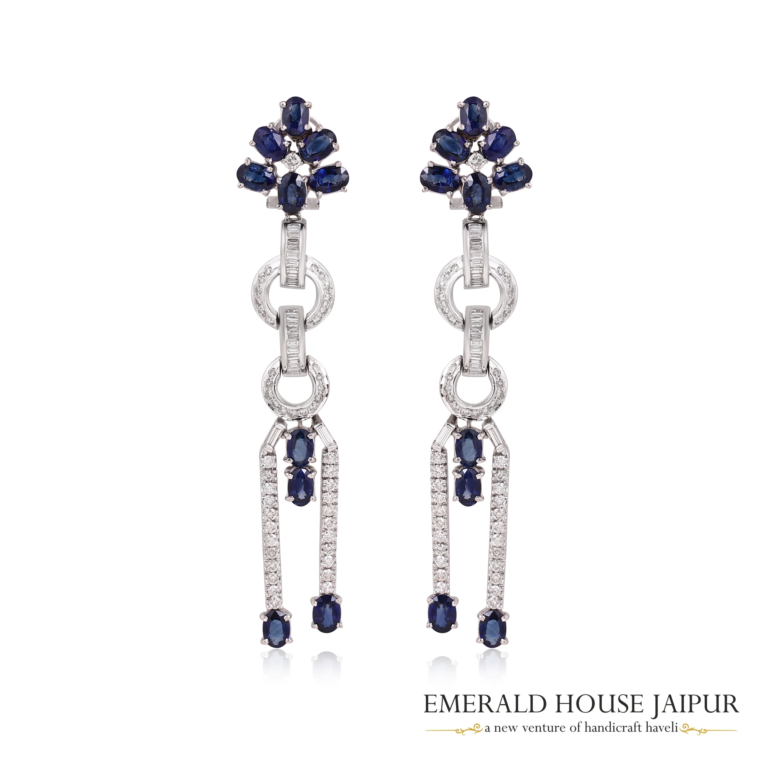 SE-26-Sapphire Earrings