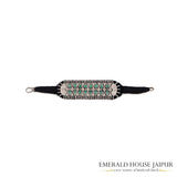 Pear Emeralds & Diamonds Bracelet - Emerald House Jaipur