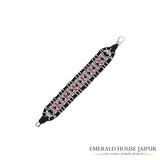 Tiny Ruby & Diamonds Bracelet - Emerald House Jaipur