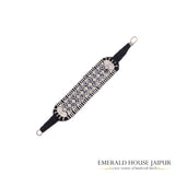 Up-Down Pear Sapphires & Diamonds Bracelet - Emerald House Jaipur