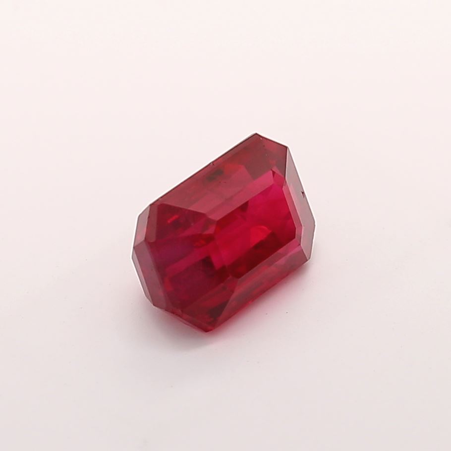Mozambique Ruby Octagon 2.01 cts - Emerald House Jaipur